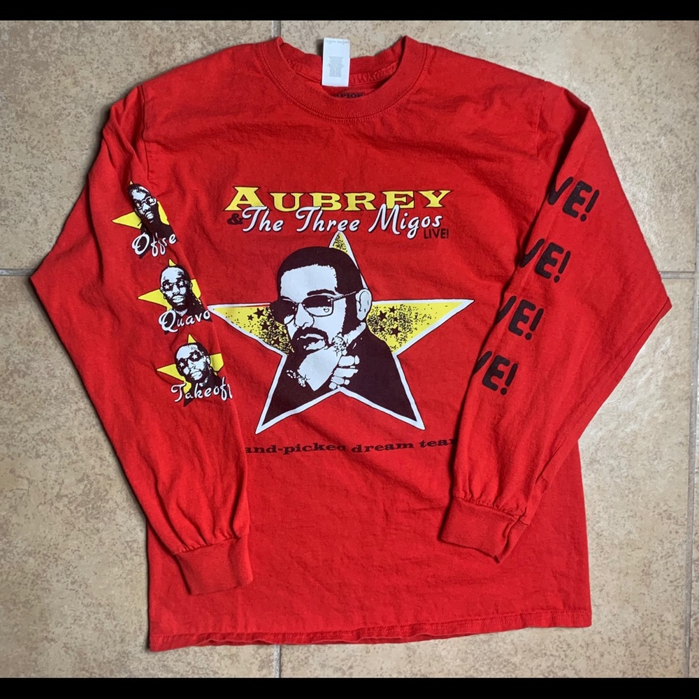 Drake & Migos tour ‘18 long sleeve size Medium